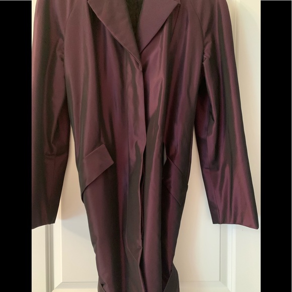 Valentino Miss V Belted Coat Made In Italy - Picture 3 of 14